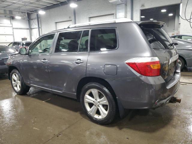 JTEES42A382109707 - 2008 TOYOTA HIGHLANDER LIMITED GRAY photo 2