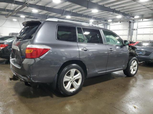 JTEES42A382109707 - 2008 TOYOTA HIGHLANDER LIMITED GRAY photo 3