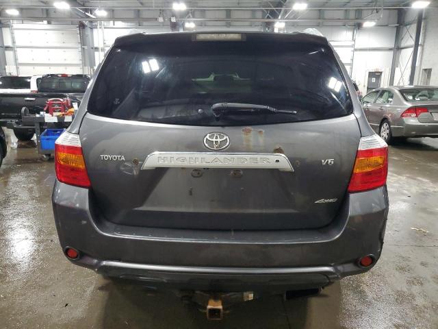 JTEES42A382109707 - 2008 TOYOTA HIGHLANDER LIMITED GRAY photo 6
