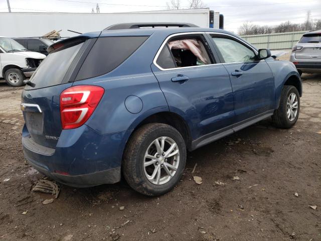 2GNALCEK1G6294508 - 2016 CHEVROLET EQUINOX LT BLUE photo 3