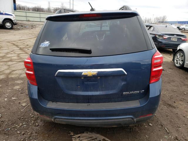 2GNALCEK1G6294508 - 2016 CHEVROLET EQUINOX LT BLUE photo 6