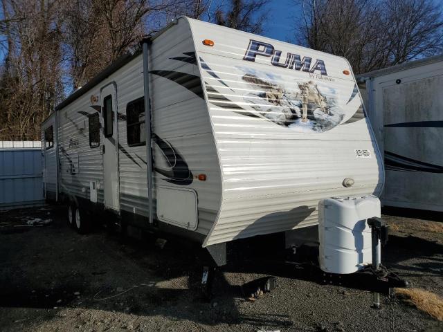 4X4TPAG28DP040453 - 2013 PUMA TRAILER WHITE photo 1