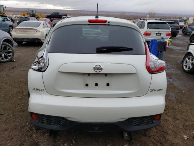 JN8AF5MV2HT750066 - 2017 NISSAN JUKE S WHITE photo 6