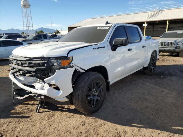 1GCPABEK2PZ157875 - 2023 CHEVROLET SILVERADO C1500 CUSTOM WHITE photo 1