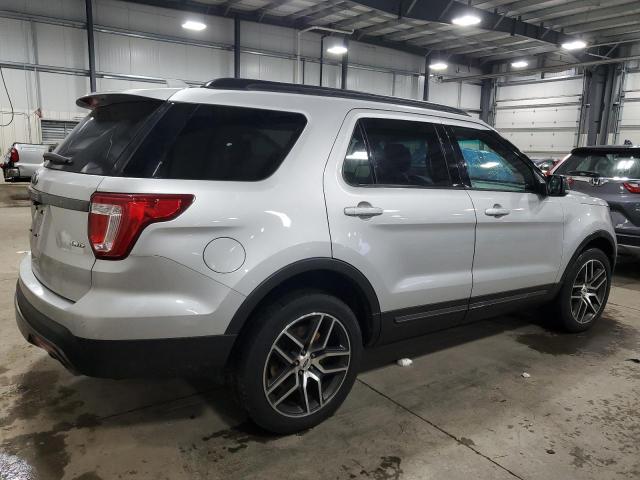 1FM5K8D83HGB58216 - 2017 FORD EXPLORER XLT SILVER photo 3