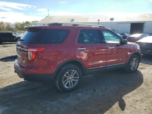 1FM5K8D87DGB60271 - 2013 FORD EXPLORER XLT RED photo 3
