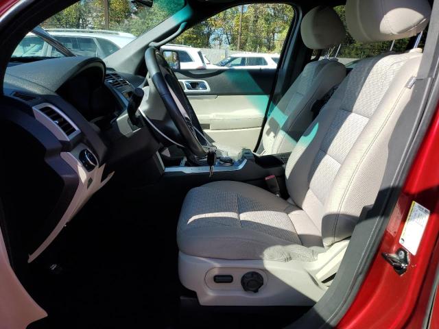 1FM5K8D87DGB60271 - 2013 FORD EXPLORER XLT RED photo 7