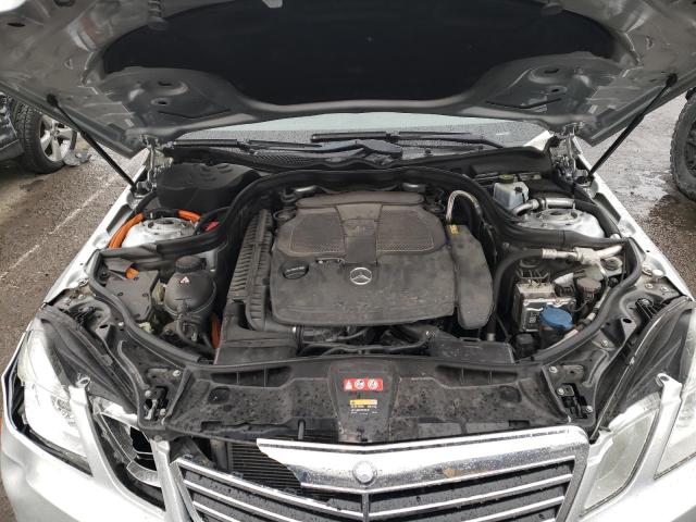 WDDHF9FB9DA743597 - 2013 MERCEDES-BENZ E 400 HYBRID SILVER photo 11