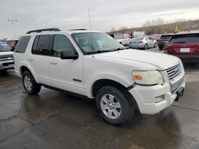 1FMEU73E38UA36632 - 2008 FORD EXPLORER XLT WHITE photo 4