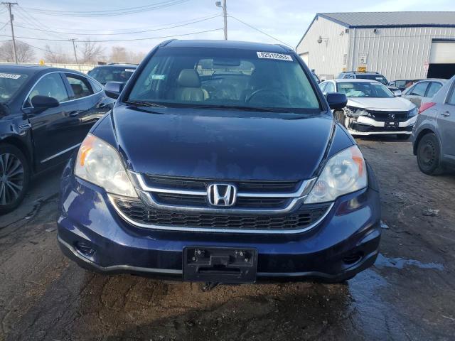 JHLRE4H74AC011880 - 2010 HONDA CR-V EXL BLUE photo 5