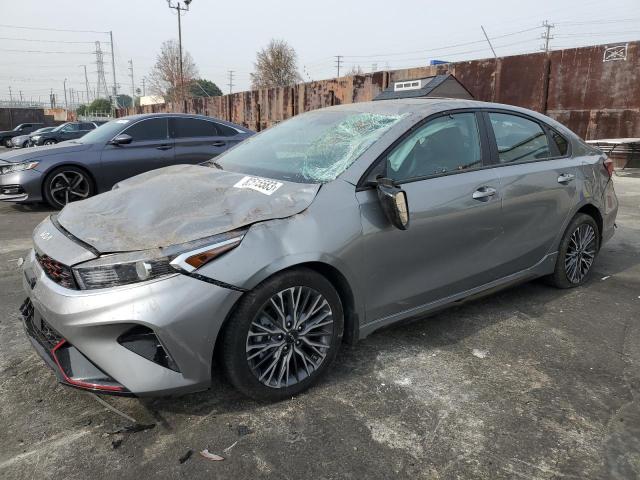 3KPF54AD6NE507701 - 2022 KIA FORTE GT LINE SILVER photo 1