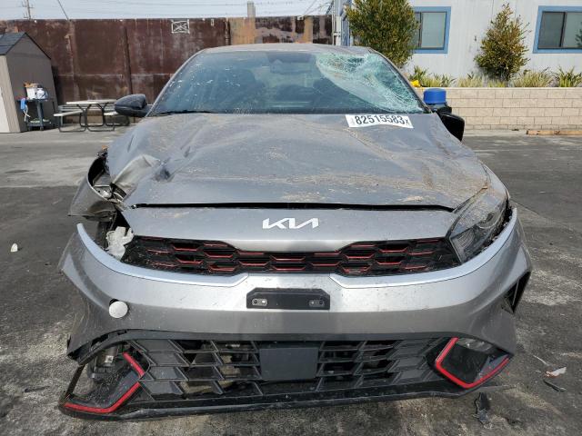 3KPF54AD6NE507701 - 2022 KIA FORTE GT LINE SILVER photo 5