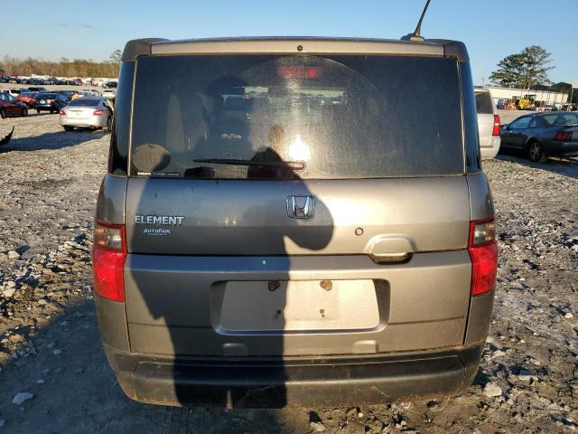 5J6YH28788L000955 - 2008 HONDA ELEMENT EX GRAY photo 6