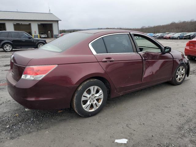 1HGCP2F48AA166536 - 2010 HONDA ACCORD LXP MAROON photo 3