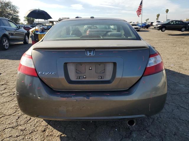 2HGFG12846H539015 - 2006 HONDA CIVIC EX GRAY photo 6