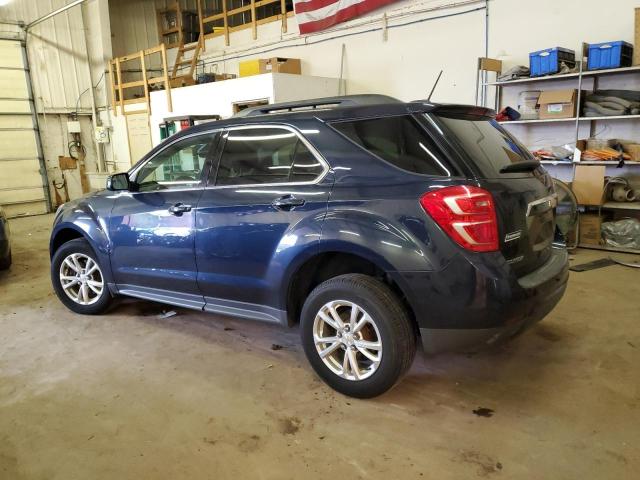 2GNALCEK0H1512064 - 2017 CHEVROLET EQUINOX LT BLUE photo 2