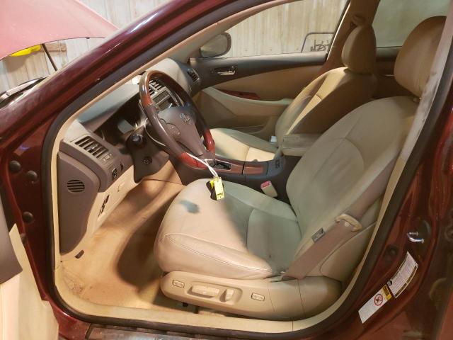 JTHBJ46G872098547 - 2007 LEXUS ES 350 RED photo 7