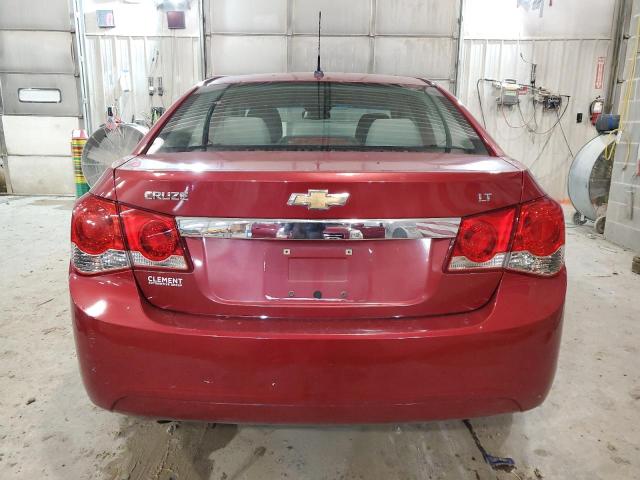 1G1PE5S97B7145855 - 2011 CHEVROLET CRUZE LT RED photo 6