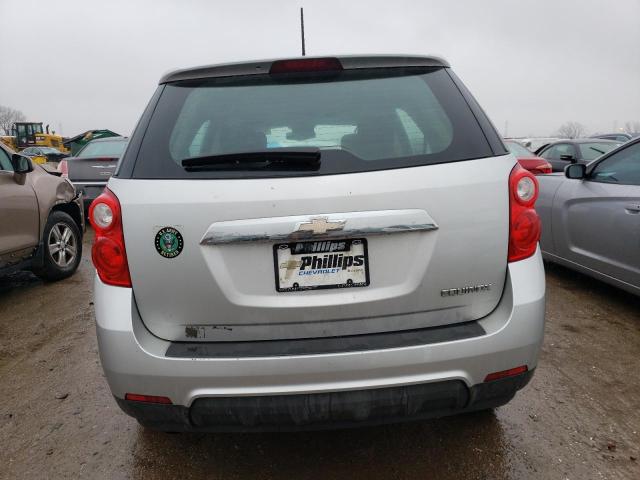 2GNALAEK6F1174249 - 2015 CHEVROLET EQUINOX LS SILVER photo 6