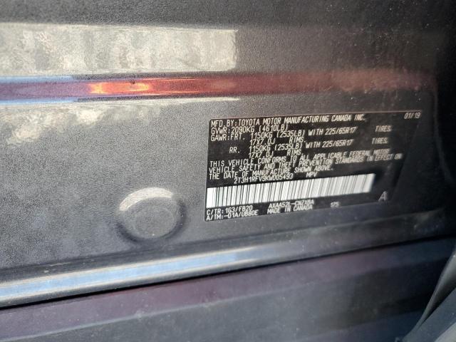 2T3H1RFV9KW005493 - 2019 TOYOTA RAV4 LE Boz foto 12