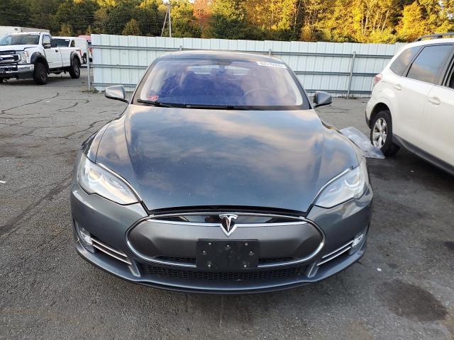 5YJSA1S12EFP45455 - 2014 TESLA MODEL S GRAY photo 5
