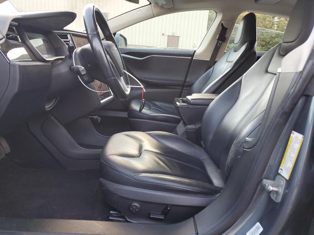 5YJSA1S12EFP45455 - 2014 TESLA MODEL S GRAY photo 7
