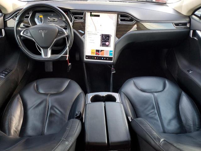 5YJSA1S12EFP45455 - 2014 TESLA MODEL S GRAY photo 8