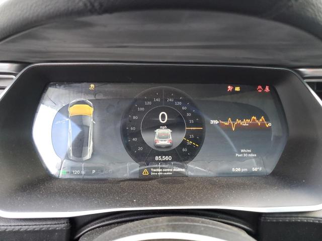 5YJSA1S12EFP45455 - 2014 TESLA MODEL S GRAY photo 9