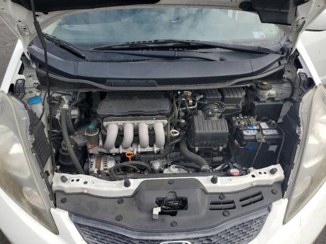 JHMGE8H35DC053924 - 2013 HONDA FIT WHITE photo 11