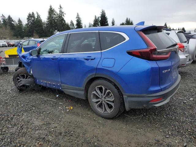 7FARW2H50NE018044 - 2022 HONDA CR-V EX BLUE photo 2