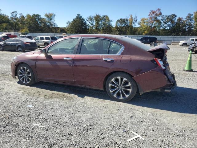 1HGCR2F5XDA262806 - 2013 HONDA ACCORD SPORT برغندي صورة 2