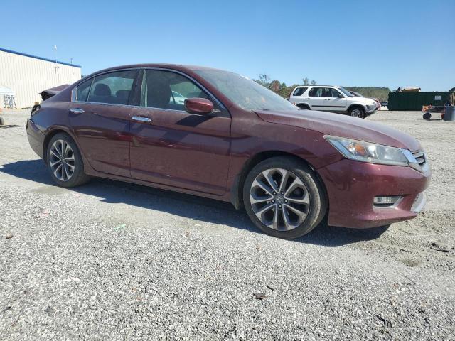 1HGCR2F5XDA262806 - 2013 HONDA ACCORD SPORT برغندي صورة 4