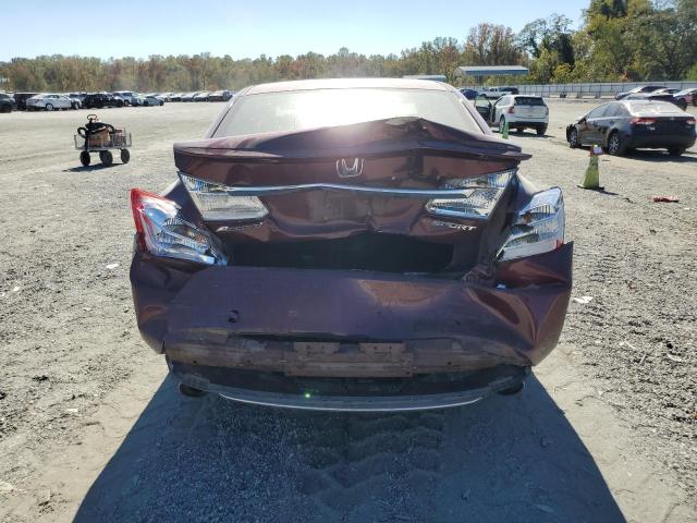 1HGCR2F5XDA262806 - 2013 HONDA ACCORD SPORT برغندي صورة 6