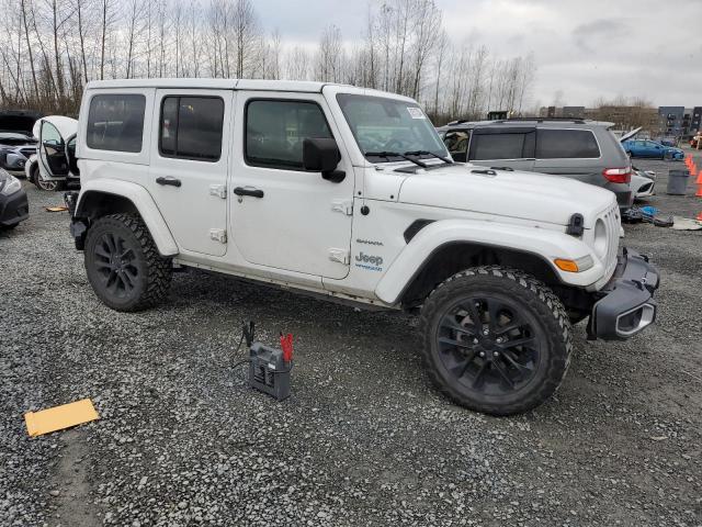 1C4JJXP69MW658780 - 2021 JEEP WRANGLER U SAHARA 4XE WHITE photo 4