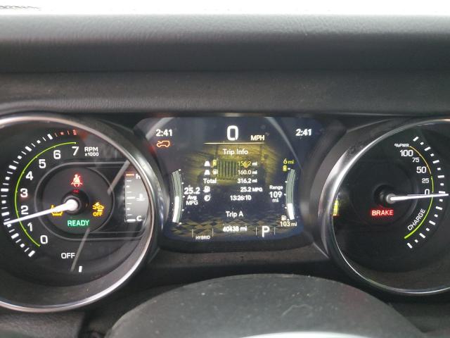 1C4JJXP69MW658780 - 2021 JEEP WRANGLER U SAHARA 4XE WHITE photo 9