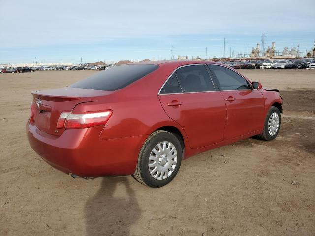 4T1BE46K47U144353 - 2007 TOYOTA CAMRY CE RED photo 3