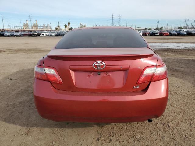 4T1BE46K47U144353 - 2007 TOYOTA CAMRY CE RED photo 6