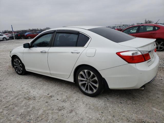 1HGCR2F57DA094283 - 2013 HONDA ACCORD SPORT WHITE photo 2