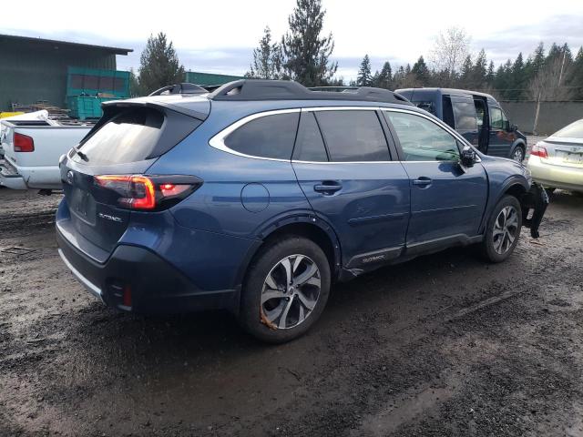 4S4BTANC9N3148366 - 2022 SUBARU OUTBACK LIMITED BLUE photo 3