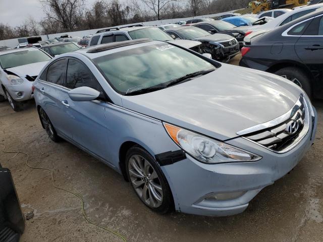 5NPEC4AC7CH409696 - 2012 HYUNDAI SONATA SE BLUE photo 4