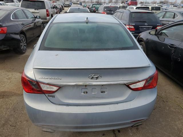 5NPEC4AC7CH409696 - 2012 HYUNDAI SONATA SE BLUE photo 6