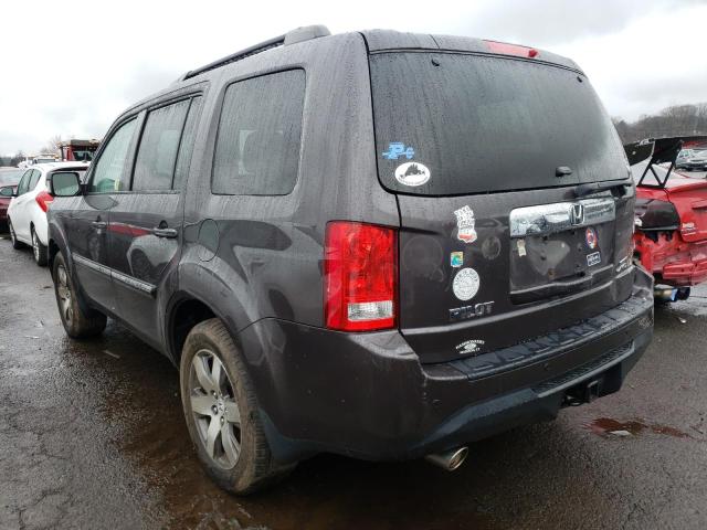 5FNYF4H91DB066723 - 2013 HONDA PILOT TOURING GRAY photo 2