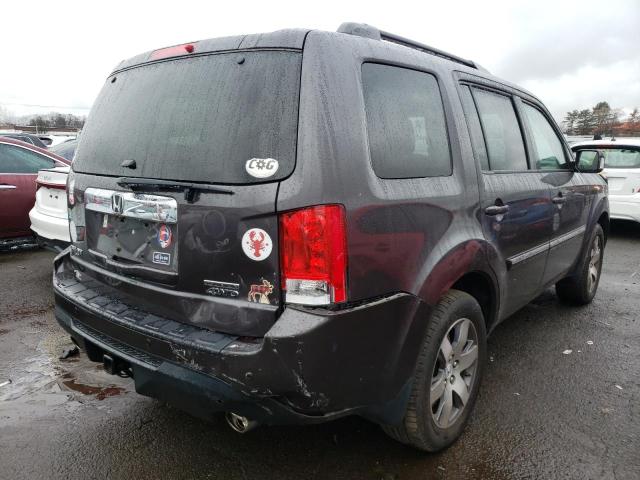 5FNYF4H91DB066723 - 2013 HONDA PILOT TOURING GRAY photo 3