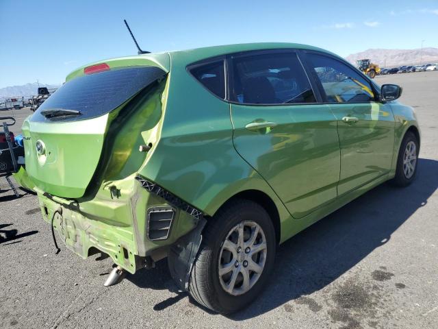 KMHCT5AE0DU111332 - 2013 HYUNDAI ACCENT GLS GREEN photo 3