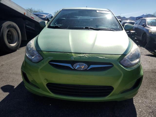 KMHCT5AE0DU111332 - 2013 HYUNDAI ACCENT GLS GREEN photo 5