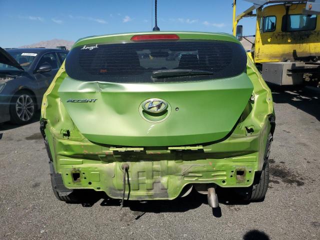 KMHCT5AE0DU111332 - 2013 HYUNDAI ACCENT GLS GREEN photo 6