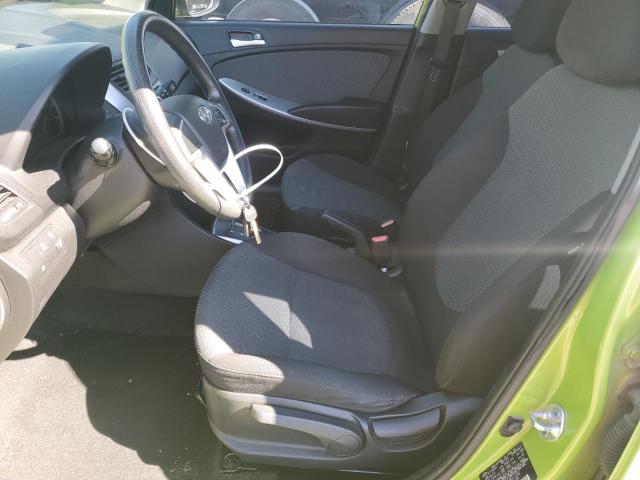KMHCT5AE0DU111332 - 2013 HYUNDAI ACCENT GLS GREEN photo 7