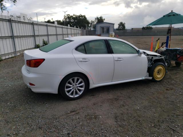 JTHBK262195086487 - 2009 LEXUS IS 250 WHITE photo 3