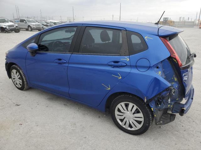 JHMGK5H53GX009961 - 2016 HONDA FIT LX BLUE photo 2