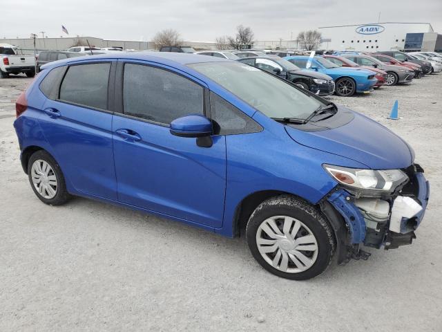 JHMGK5H53GX009961 - 2016 HONDA FIT LX BLUE photo 4